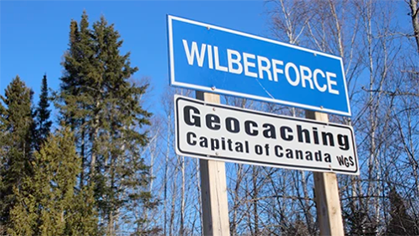 Wilberforce town sign